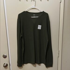 Sonoma Men's Crewneck Sweater - Olive Green NWOT